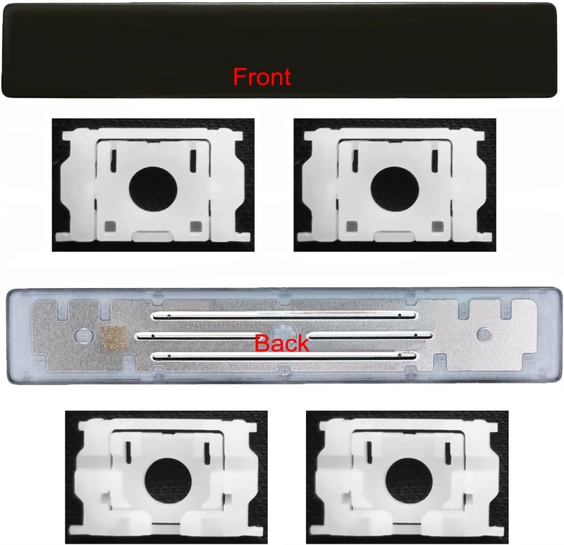 GRMTRV Replacement Individual Key Cap Hinge for MacBook Air 13'' 15'' M3 M4 A3113 A3114 A3240 A3241, 14'' 16'' Pro/Max M4 A3185 A3186 A3401 A3112 A3403 2024-2025 (Space bar/Spacebar) - Image 1